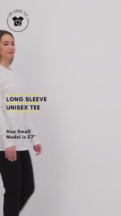 Long Sleeve Organic Cotton Unisex Tee - 2 Pack