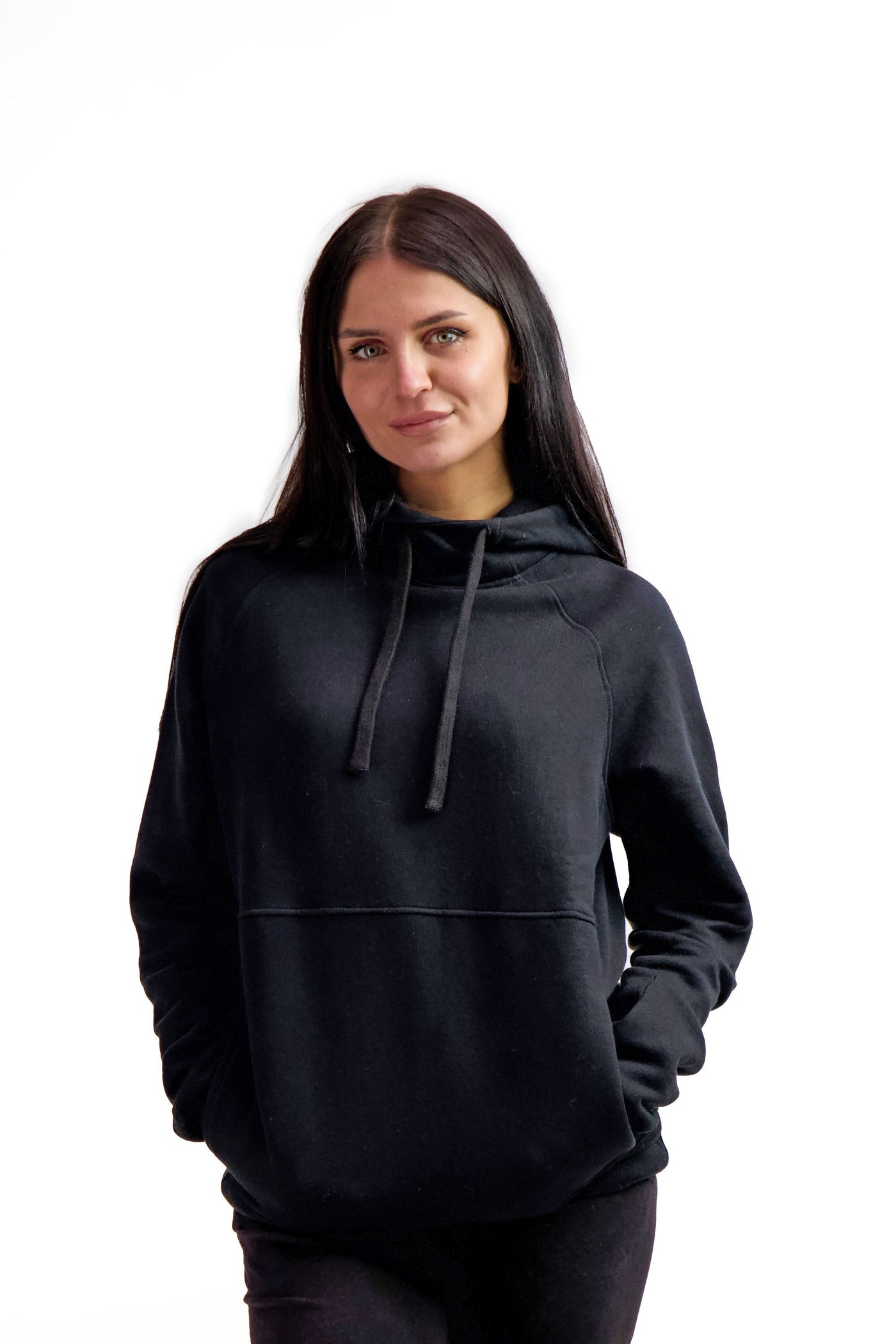 relaxed fit unisex hoodie
