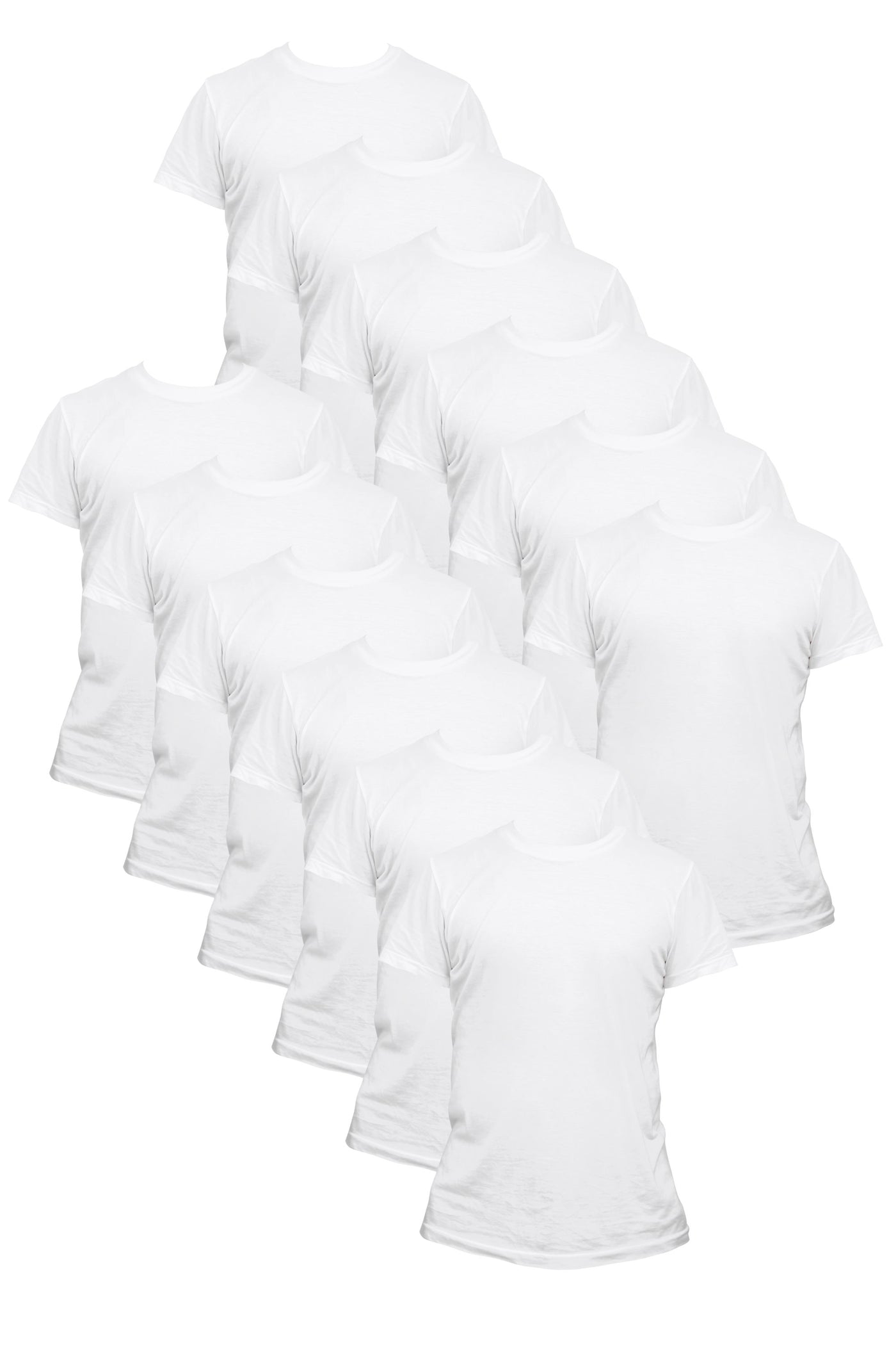 12-Pack Women's Short Sleeve White | Organic Cotton, Fair Trade & Timeless