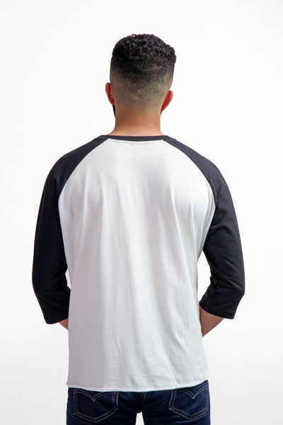 cotton plain baseball t shirt