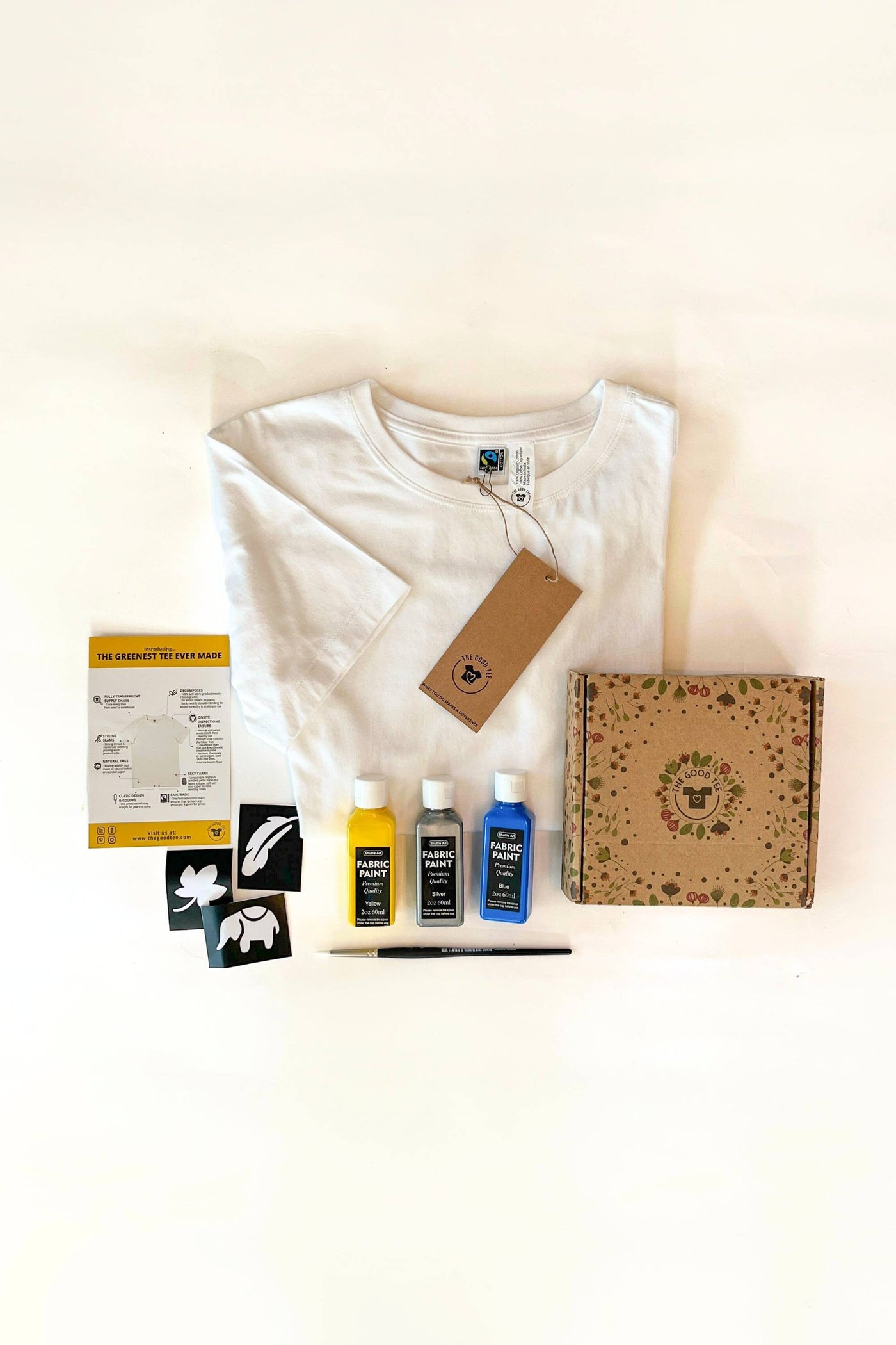 Fabric Painting Kit + Sustainable Unisex Tshirt