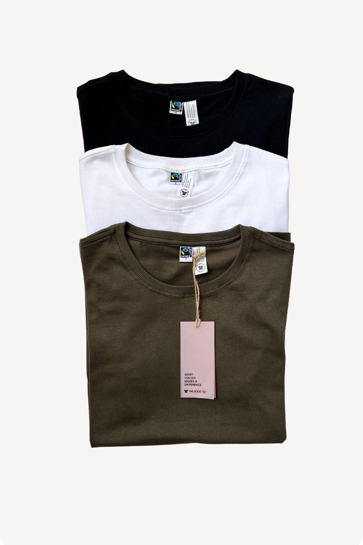 3 pack of sustainable organic tshirts