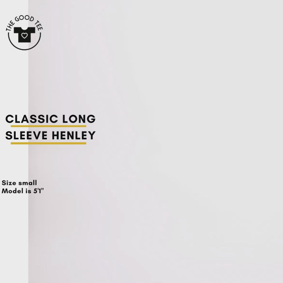 Wild Fable Women's Long Sleeve Henley T-shirt, Almond Cream, Size M