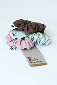 organic cotton scrunchies bundle