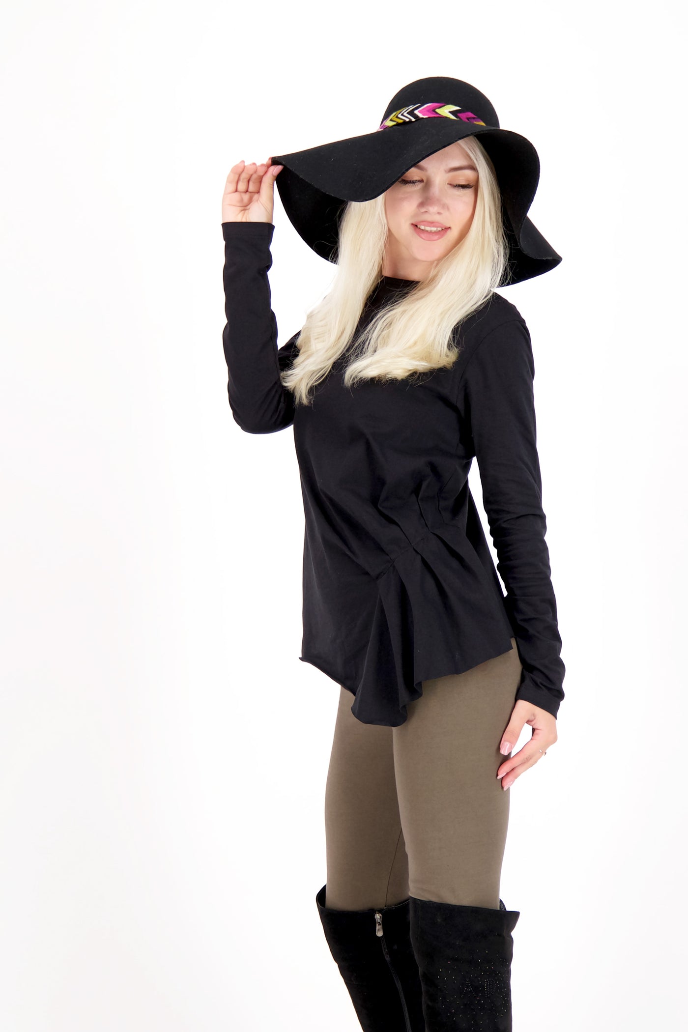 Fairtrade Organic Black Long Sleeve 